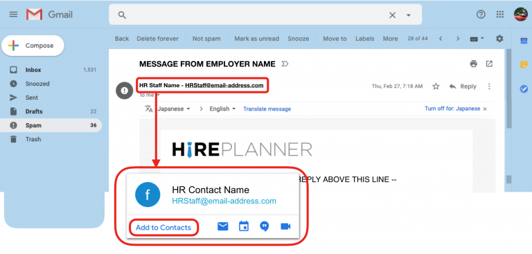 how to make a automatic email sender go to spam