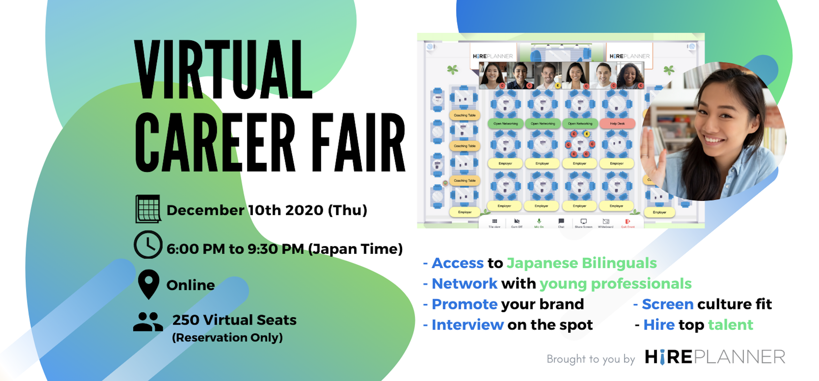 Japan Virtual Career Event – December 10th 2020 (Winter Edition)