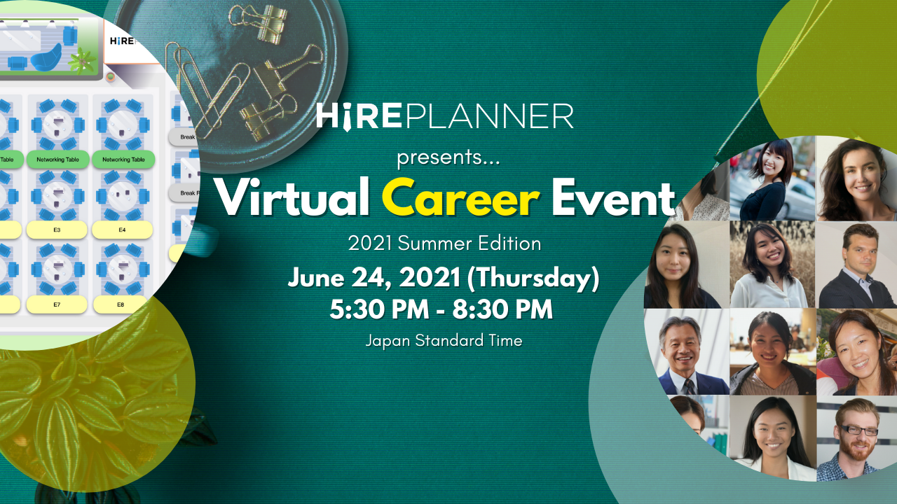 Japan Virtual Career Event – June 24th 2021 (3rd Edition) | HirePlanner.com