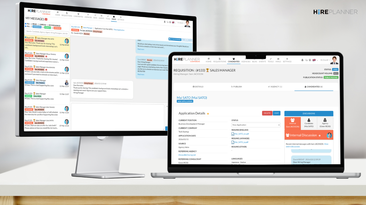 Your internal communication platform for hiring top talent in Japan