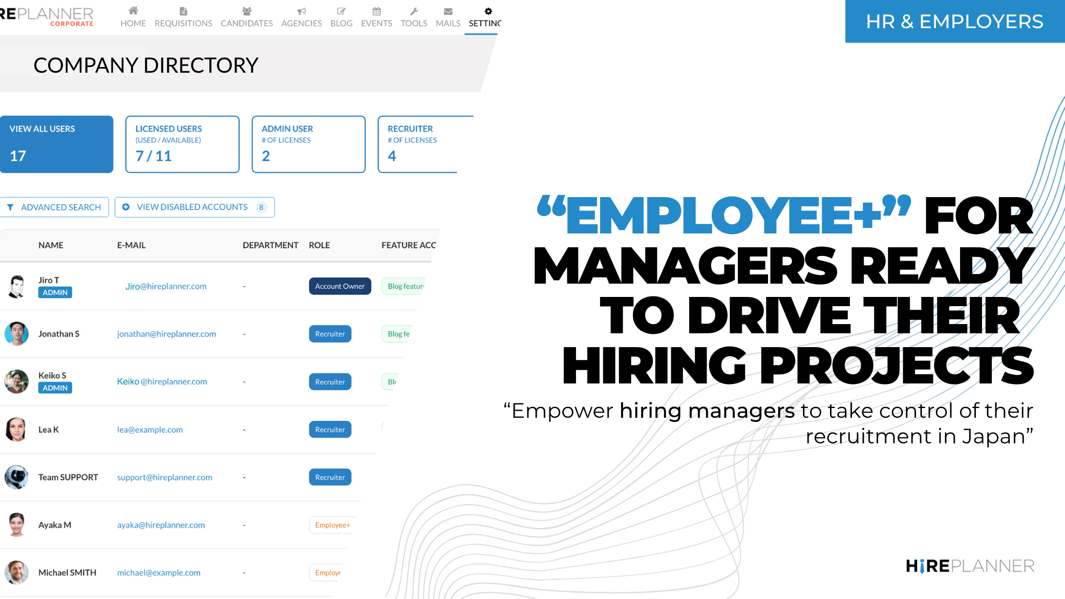 HirePlanner launches “Employee+” to Help Hiring Managers Drive Hiring Projects and Improve Collaboration with In-House Recruiters