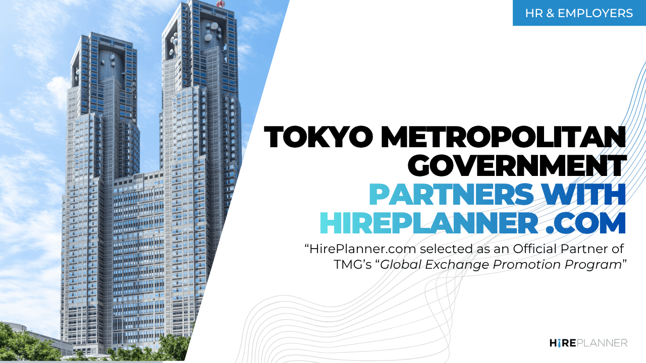Tokyo Metropolitan Government Partners with HirePlanner to Expand Tokyo’s Global Tech Community