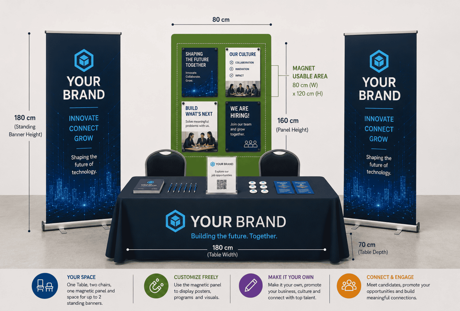 Demo Table - Participant Booth Style